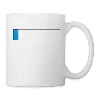 license plate europe_g1 - Mug - white - Right