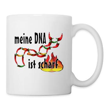 scharfe DNA - Tasse - Weiß - Rechts