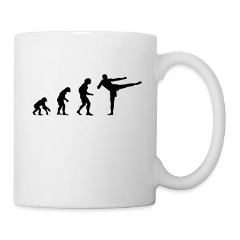 Kickboxing Evolution Boxing Gift Sport - Mug - white - Right