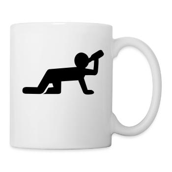 Alcohol drinking - Mug - white - Right