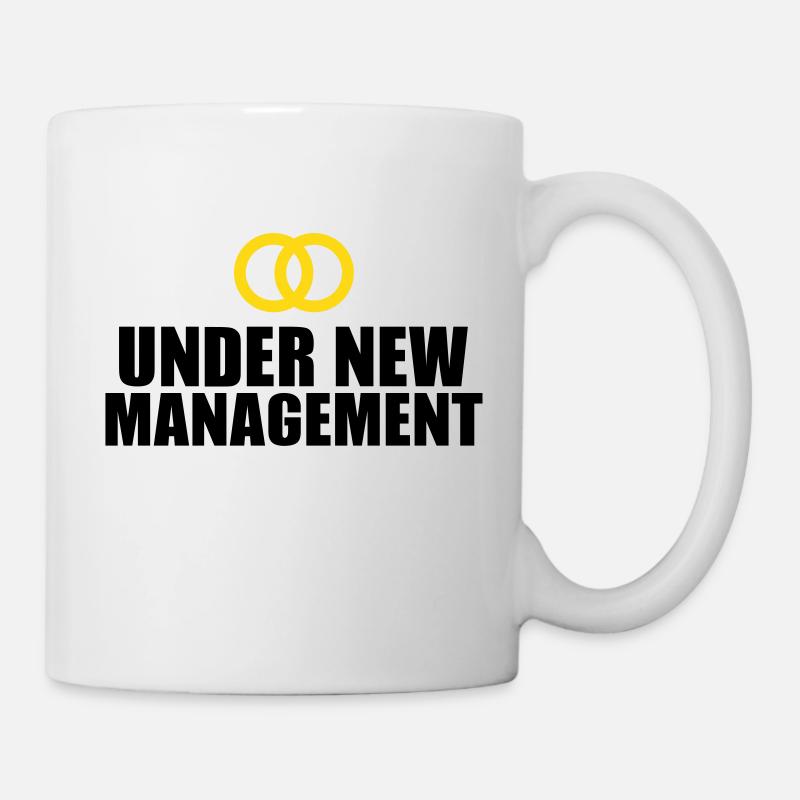 Under New Management Wedding - Mug - white