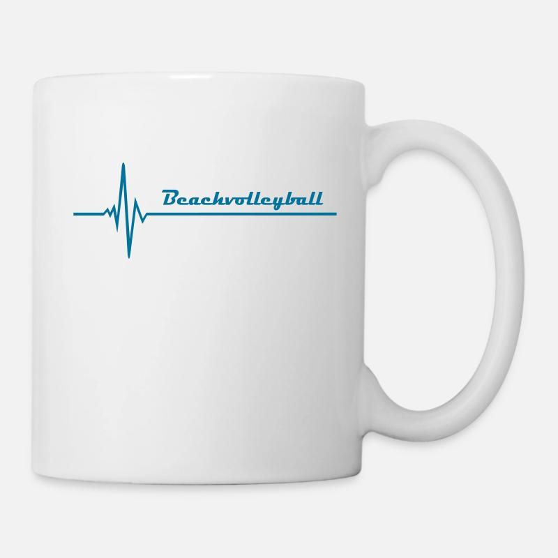 Beachvolleyball - Mug - white