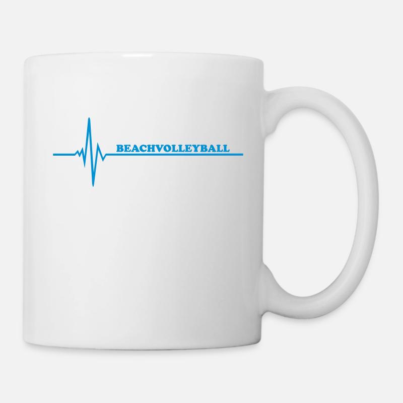 Beachvolleyball - Mug - white
