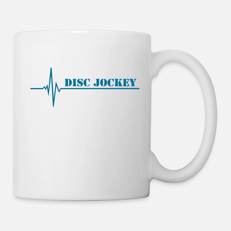 DJ - Mug blanc - blanc