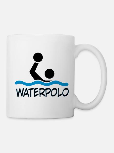 waterpolo - Tasse - Weiß
