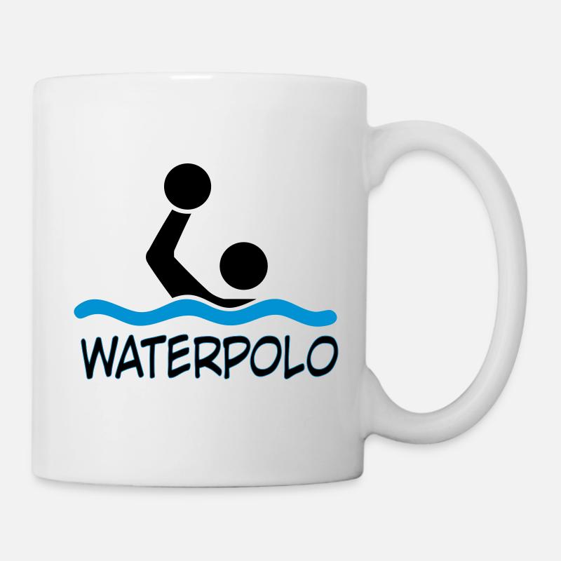 waterpolo - Tasse - Weiß