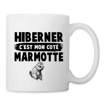 MARMOTTE - Mug blanc - blanc - Droite