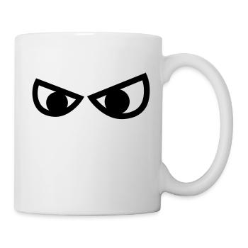 Augen - Tasse - Weiß - Rechts