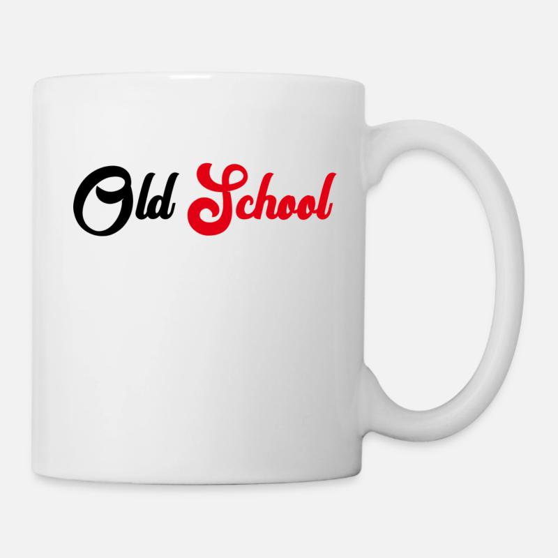 Old School - Mug blanc - blanc