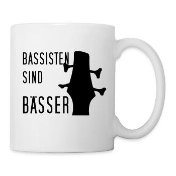 Bassisten sind bässer! - Ibanez E-Bass - Tasse - Weiß - Rechts