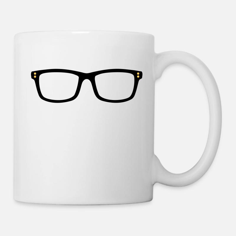 Brille - Tasse - Weiß