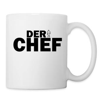 der chef - Tasse - Weiß - Rechts
