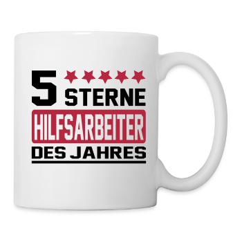 hilfsarbeiter - Tasse - Weiß - Rechts