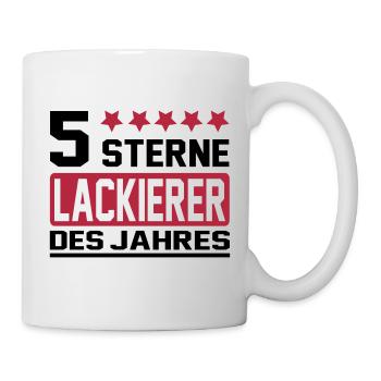 lackierer - Tasse - Weiß - Rechts