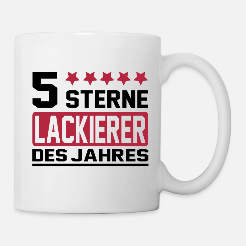 lackierer - Tasse - Weiß