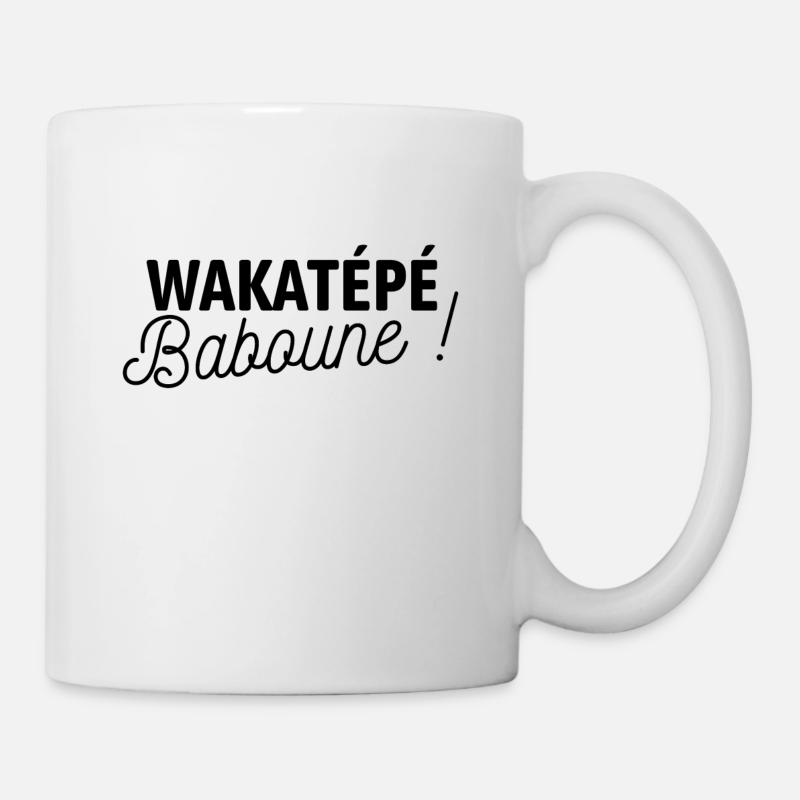Wakatépé Baboune ! - Mug blanc - blanc