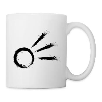 Komet Symbol Schweifstern Astrologie Astronomie - Tasse - Weiß - Rechts