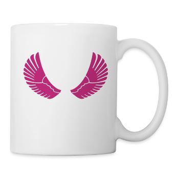 Schwingen - Flügel - Tasse - Weiß - Rechts