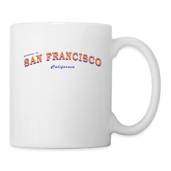 San Francisco - Tasse - Weiß - Rechts