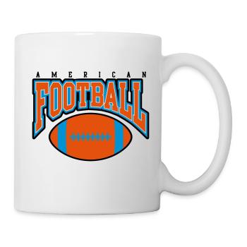 american football - rugby - Mug blanc - blanc - Droite