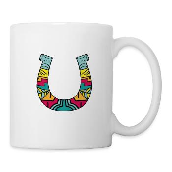 Huffero, fer à cheval No: 010 - Mug blanc - blanc - Droite