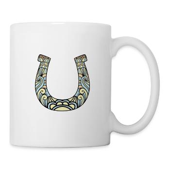 Huffero, fer à cheval No: 016 - Mug blanc - blanc - Droite