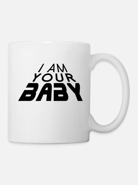 I am your BABY 3D big (1c) - Mug - white