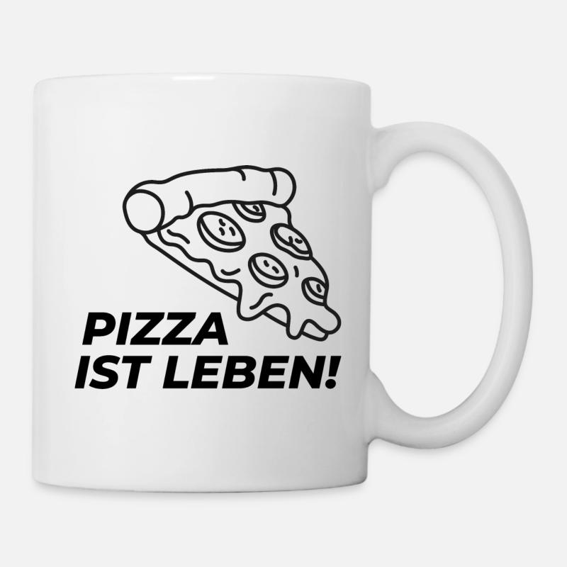 Pizza is life - Mug - white