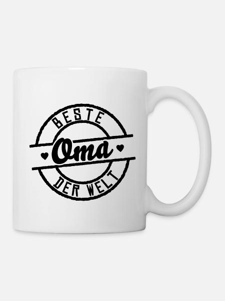 Beste Oma der Welt - Tasse - Weiß