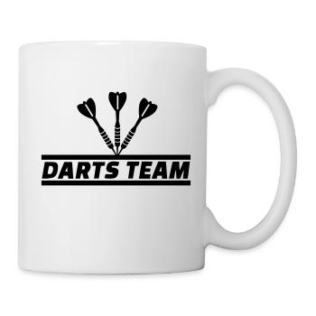 Darts Team - Tasse - Weiß - Rechts