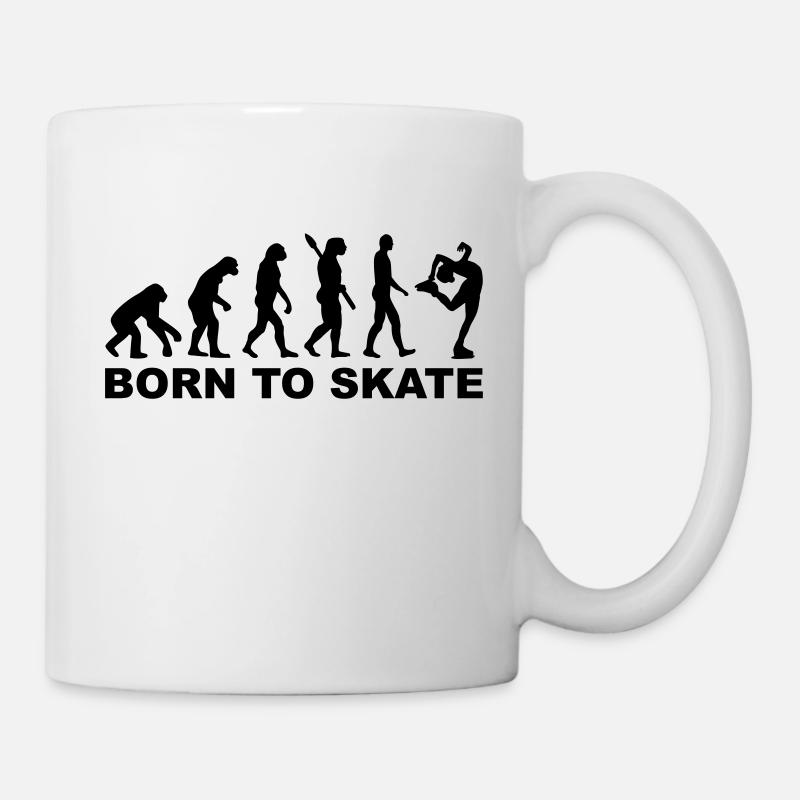 Évolution Patinage artistique - Mug blanc - blanc