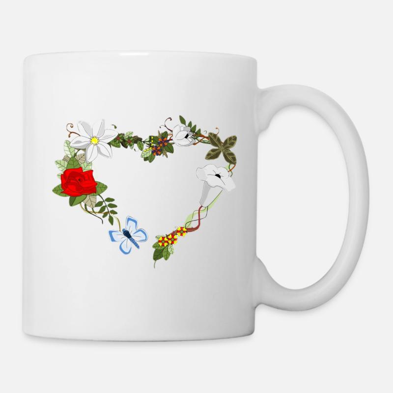 Wedding pattern - Mug blanc - blanc