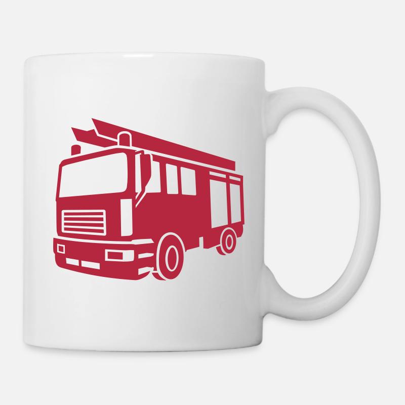 Feuerwehr - Tasse - Weiß