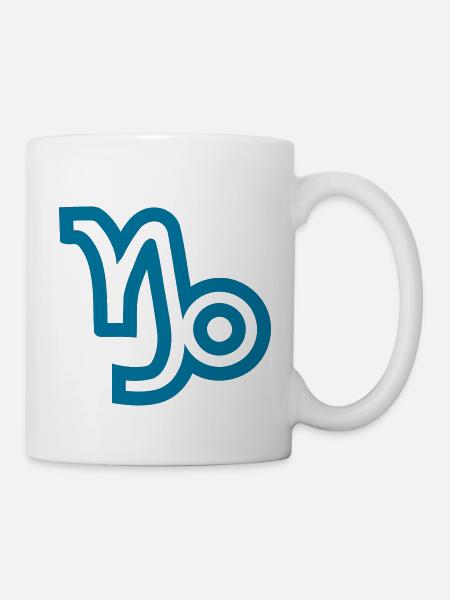 Steinbock - Tasse - Weiß