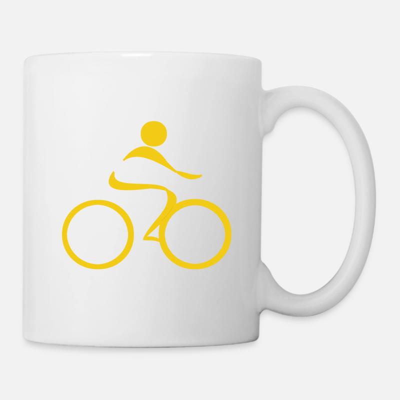 Cycliste, cycliste - Mug blanc - blanc