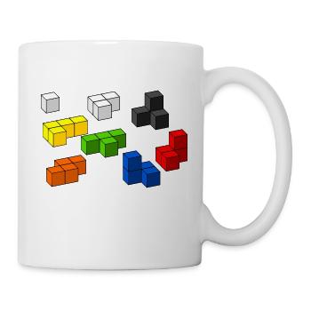 building block game - Mug - white - Right
