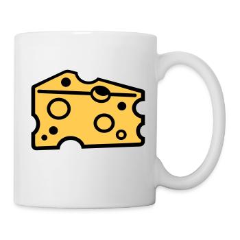 Käse - Tasse - Weiß - Rechts