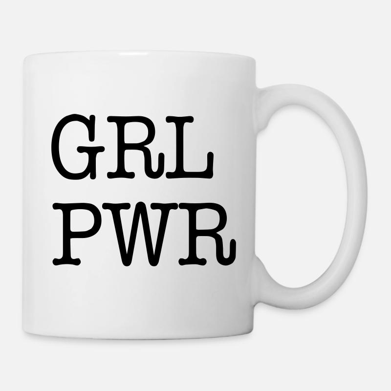 GRLPWR - Tasse - Weiß