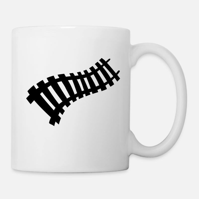 Schiene - Tasse - Weiß