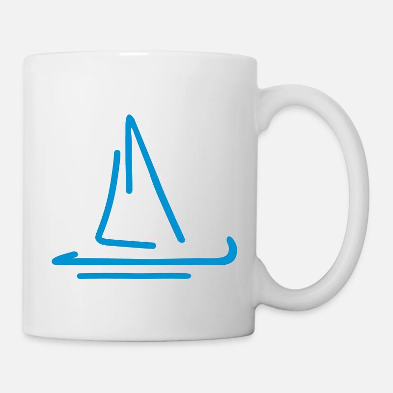Bateau - Mug blanc - blanc