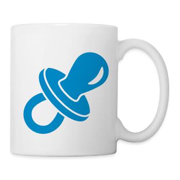 Sucette - Mug blanc - blanc - Droite