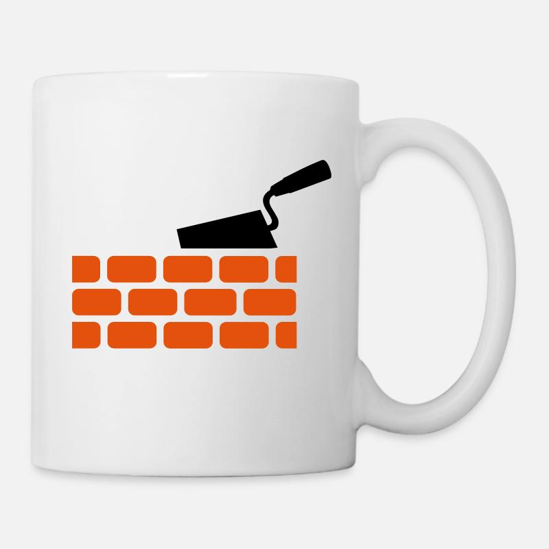 Maurer - Tasse - Weiß