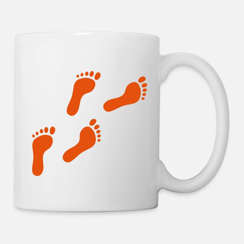 Füße - Tasse - Weiß