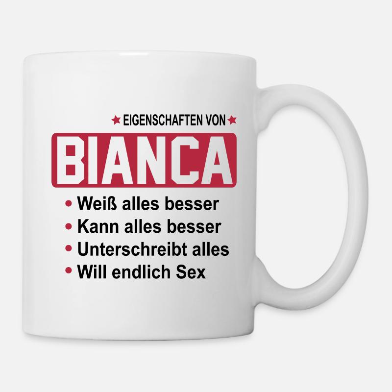 bianca - Tasse - Weiß