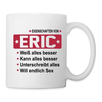 eric - Tasse - Weiß - Rechts