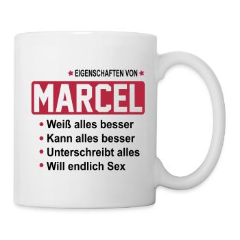 marcel - Tasse - Weiß - Rechts