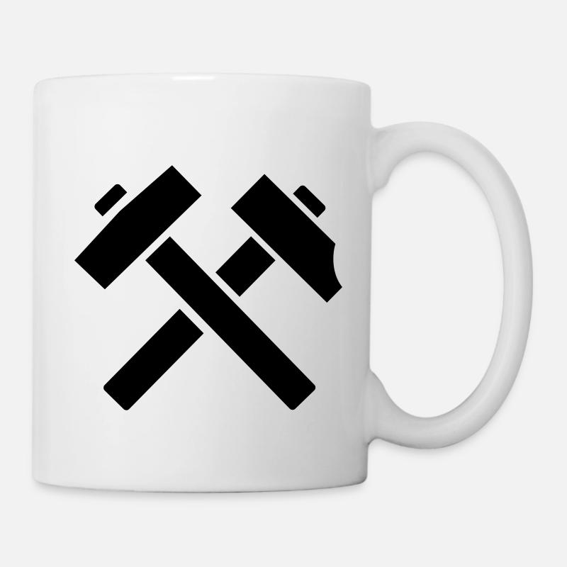 Schlägel Eisen - Tasse - Weiß