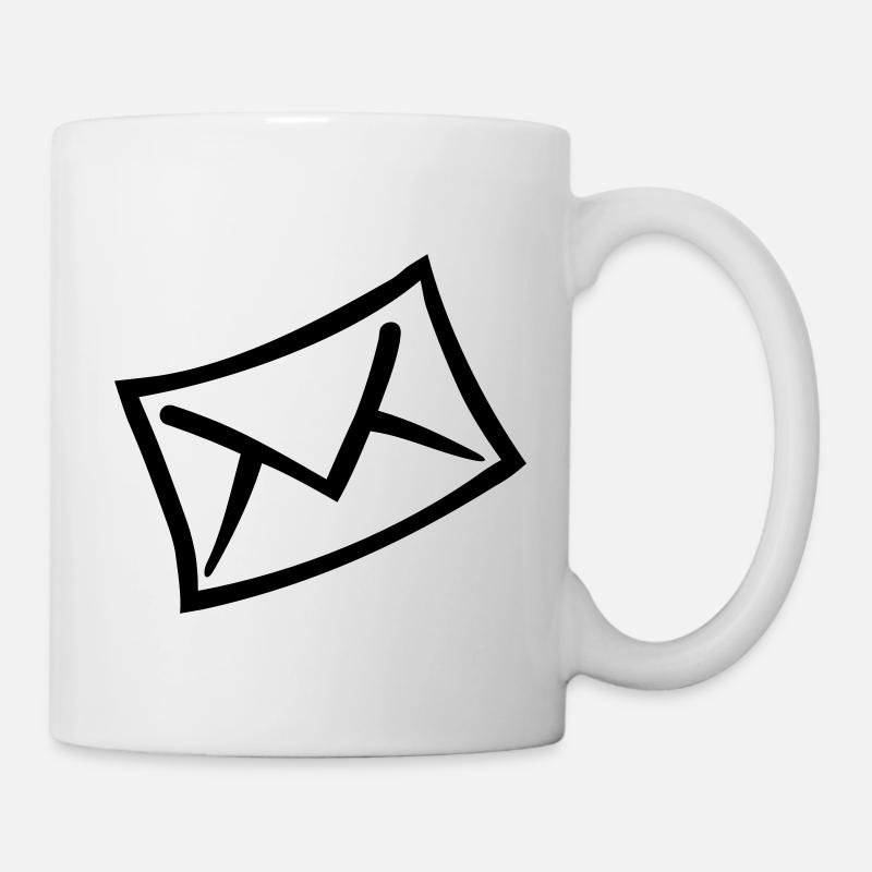 Brief - Tasse - Weiß