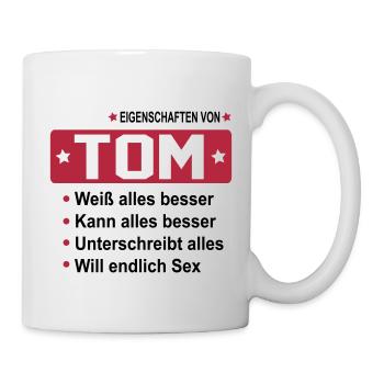 tom - Tasse - Weiß - Rechts