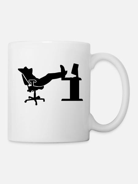 Bureau - Mug blanc - blanc